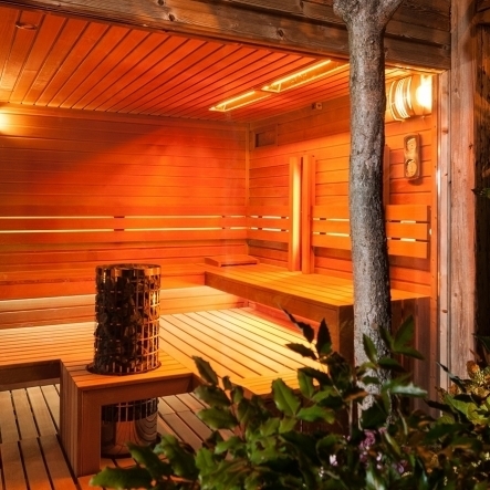 Exklusives Design Sauna