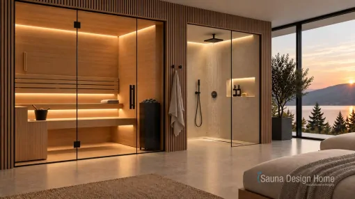 Individueller Wellnessbereich mit Sauna Individueller Wellnessbereich mit Sauna