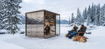 Architektonische Glaslösung