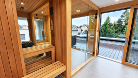 Finnische Sauna