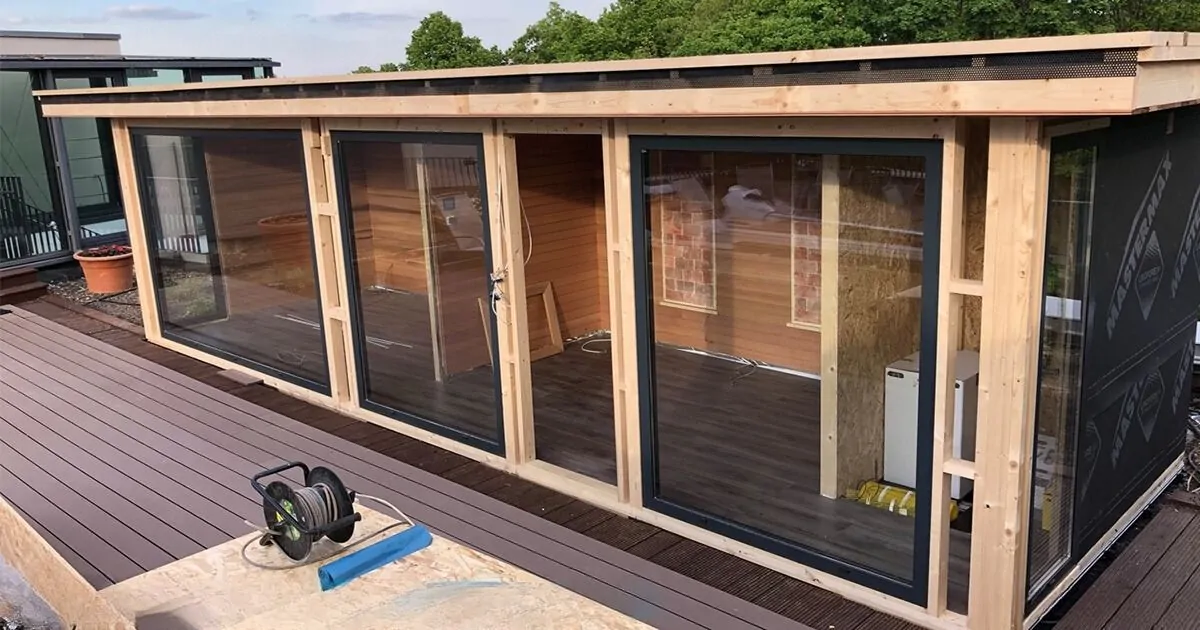 Saunahaus 3D Visualisierung