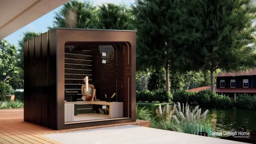 Saunahaus Mirage - Ein Saunahaus mit unverwechselbarem Design und einem multifunktionalen Saunaerlebnis Saunahaus Mirage - Ein Saunahaus mit unverwechselbarem Design und einem multifunktionalen Saunaerlebnis