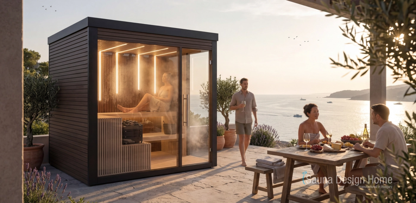 designer saunahaus isauna