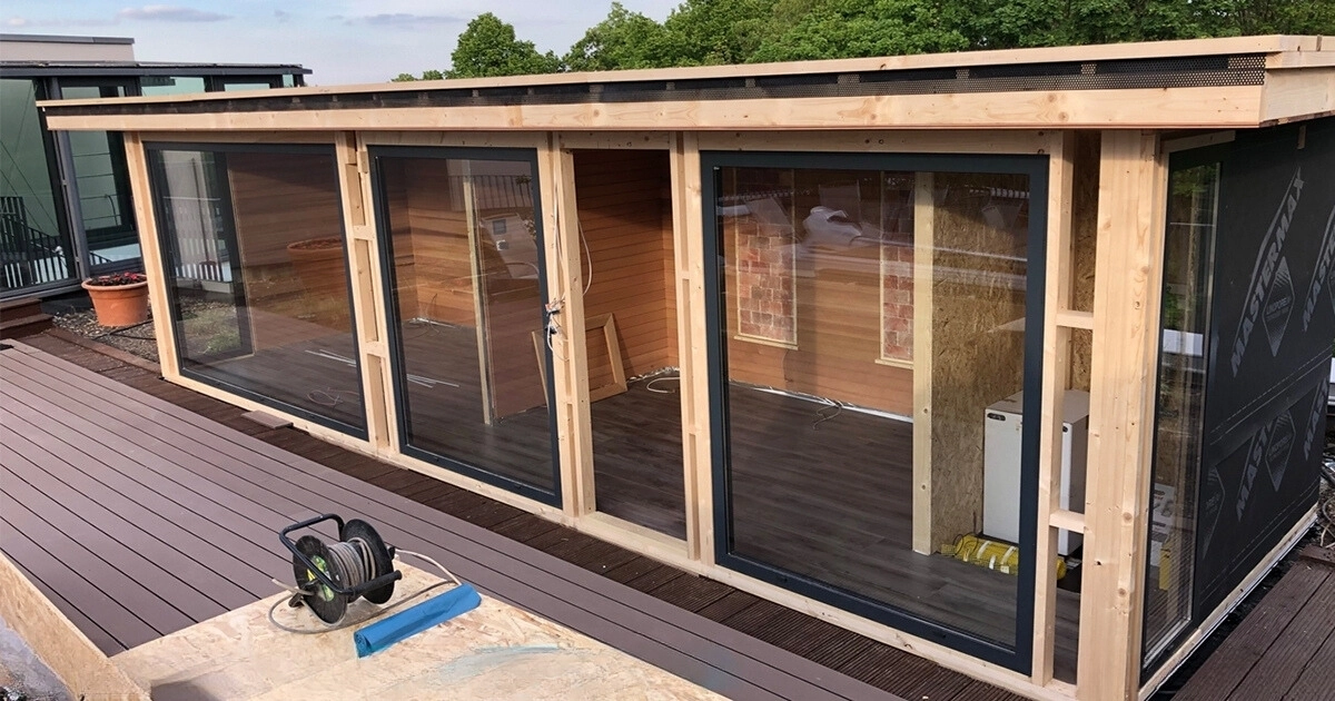 Saunahaus 3D Visualisierung