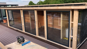 Saunahaus 3D Visualisierung