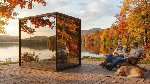 Mirror Zen finnische Spiegelsauna