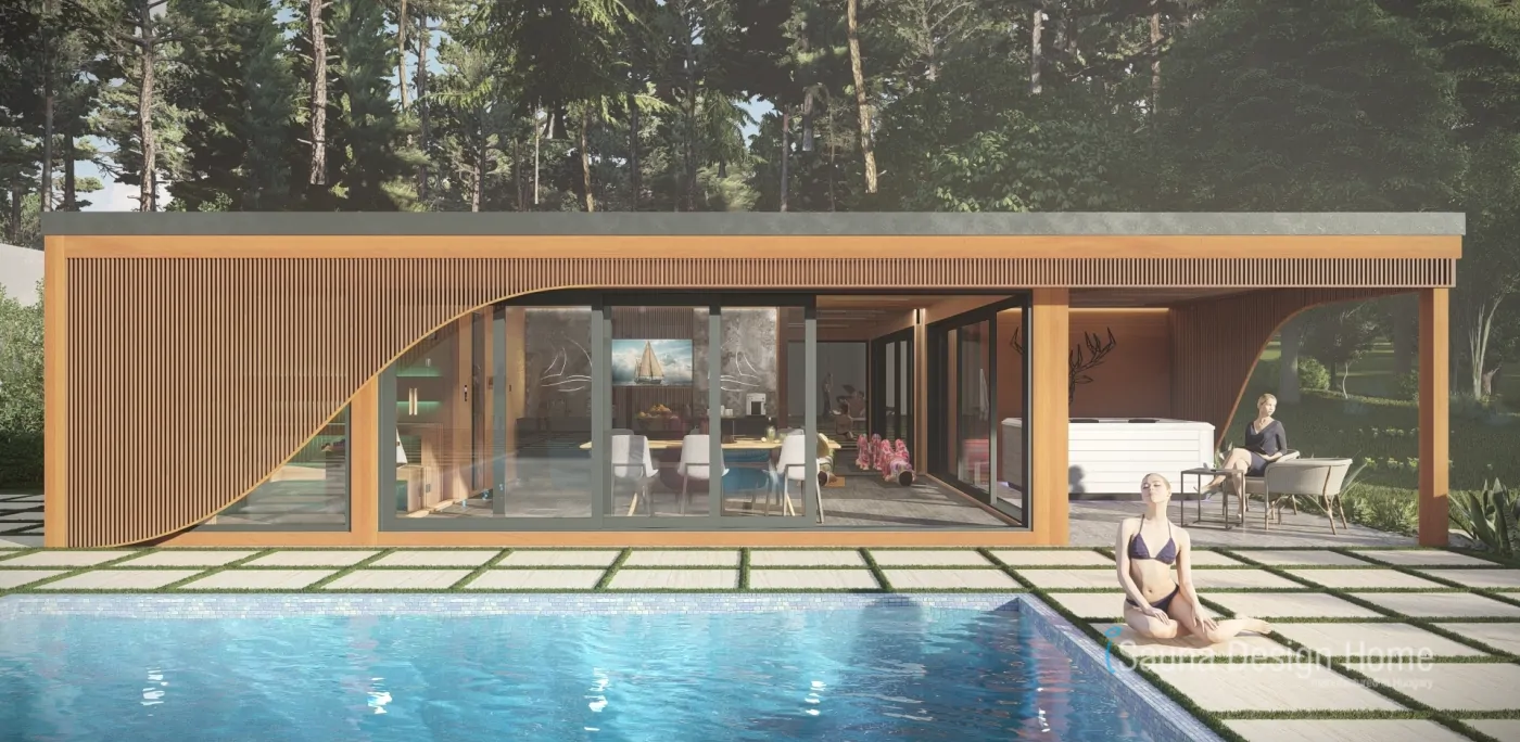 Luxus Wellnesshaus Bau Chiemsee