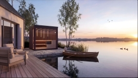 minimalistische sauna