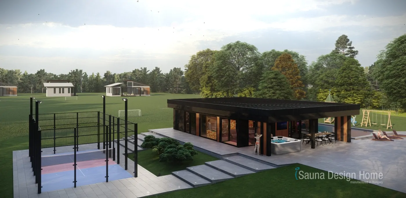 Premium Wellness Saunahaus, Wellness Wohnhaus
