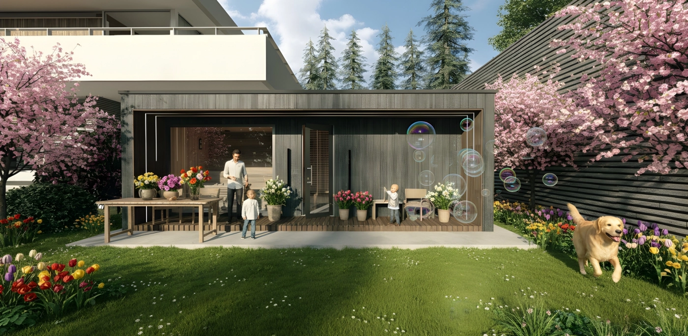 Maßgefertigtes Wellnesshaus