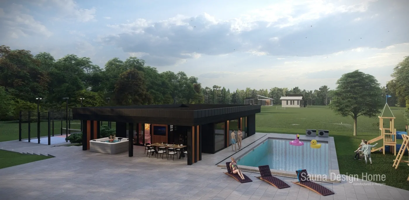 Premium Wellness Saunahaus, Wellness Wohnhaus