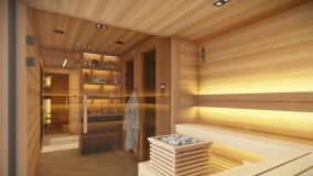 Sauna Innenansicht