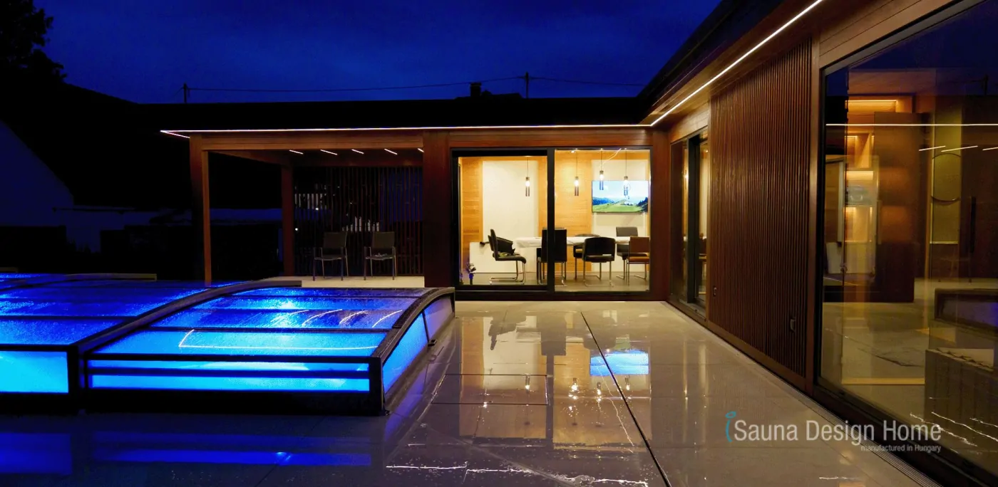 Privates Wellnesshaus mit Pool