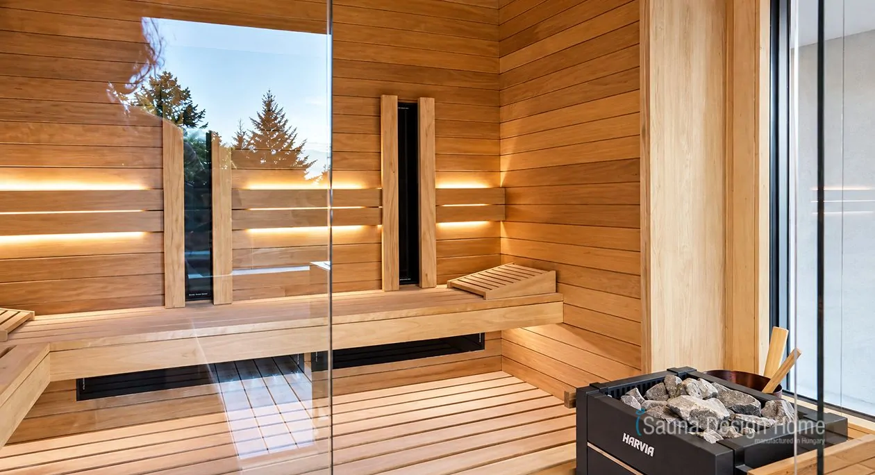 Finnische Sauna mit Infrarot