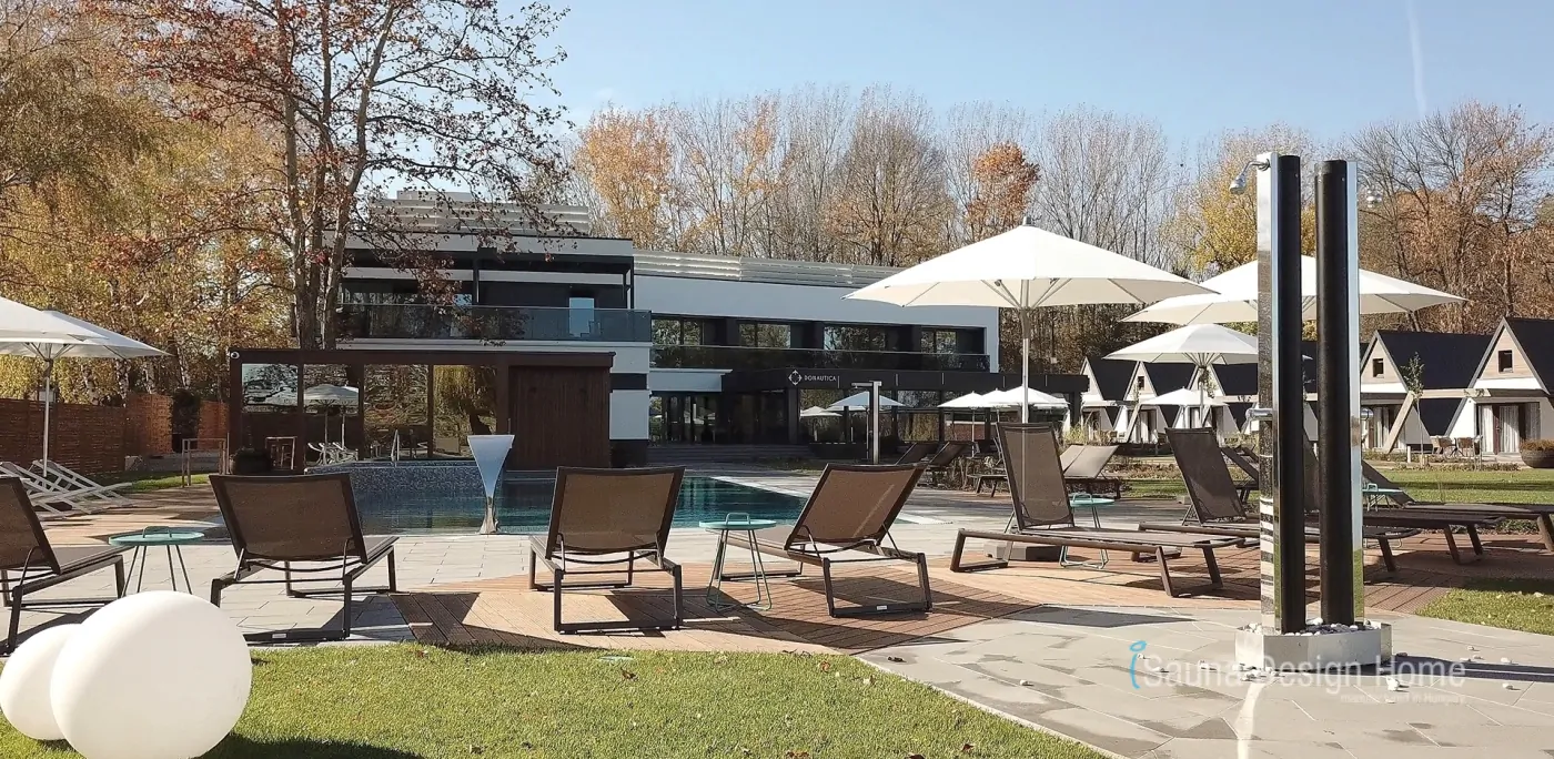 Saunahaus mit Wellness Garten Stuttgart