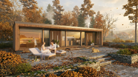 Luxuriöses Wellnesshaus