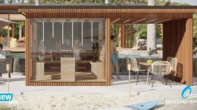 Gartensauna Visualisierung, Sauna nach Mass