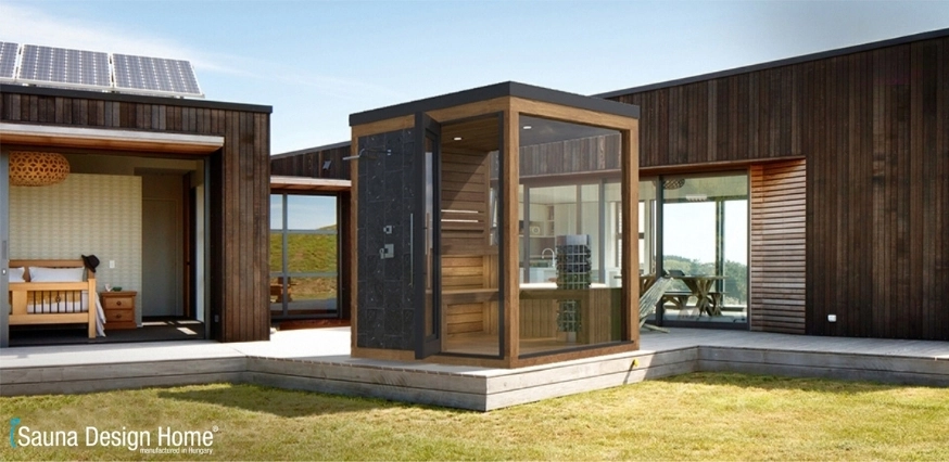 Saunahaus 3D Visualisierung