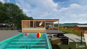Saunahaus mit Pool Bodensee