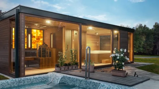 der Sauna der Sauna