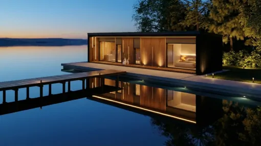 Mini Ferienhaus mit Sauna Mini Ferienhaus mit Sauna