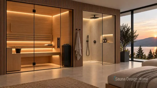 Individueller Wellnessbereich mit Sauna Individueller Wellnessbereich mit Sauna