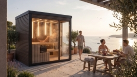 designer saunahaus isauna